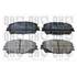 4 plaquettes de frein avant Quinton Hazell BP1930