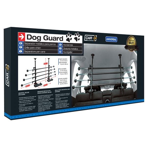 Grille pare chien métallique ajustable