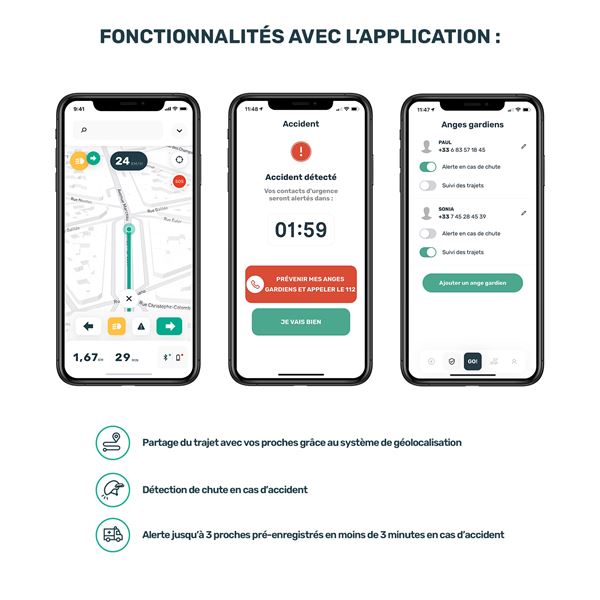 Feu d'éclairage connecté Cosmo Ride
