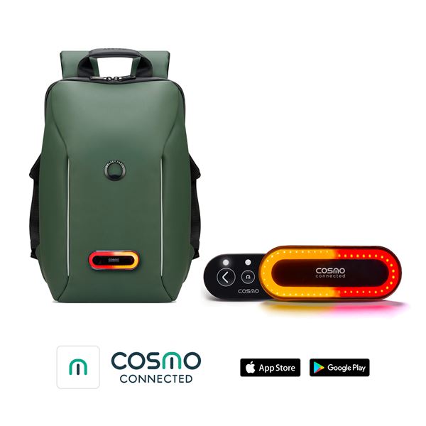 Sac à dos Securain Cosmo Connected vert army