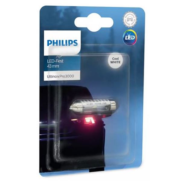 1 ampoule C5W 43mm LED PHILIPS 6000K