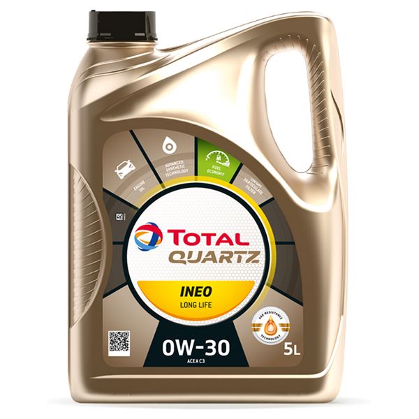 Huile moteur Total Quartz Ineo Long Life 0W30 C3 Essence/Diesel 5L