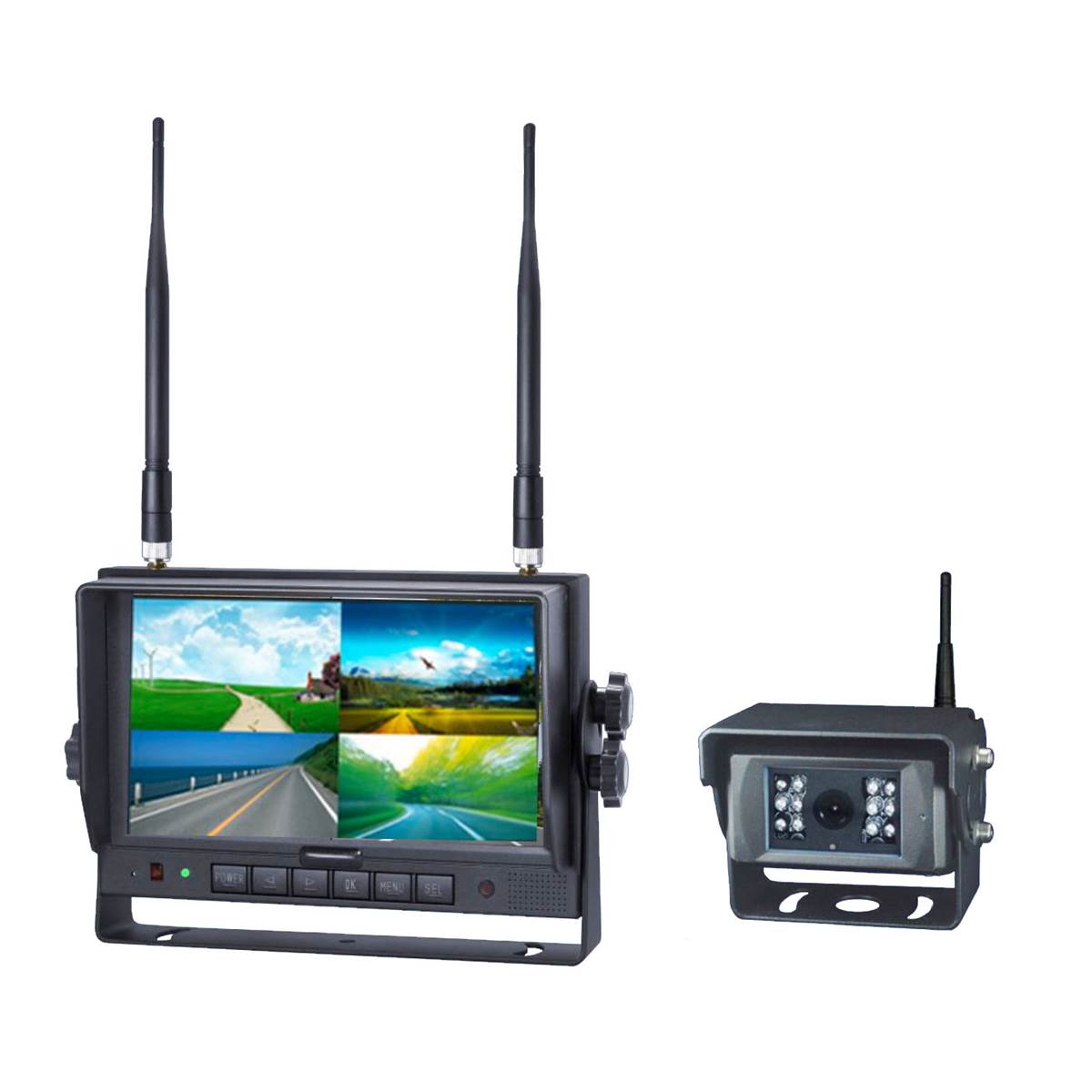 Camera Sans Fils Quad 7" Sdtech K547 Sofare
