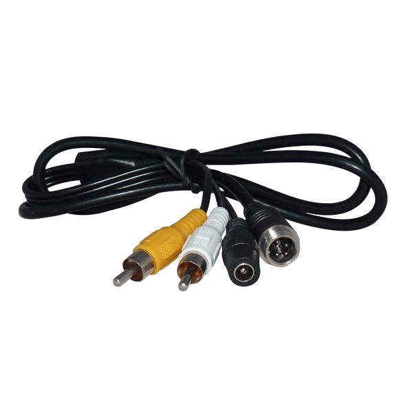Adaptateur 4 pin vers RCA + DC pour caméra