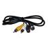 Adaptateur 4 pin vers RCA + DC pour caméra