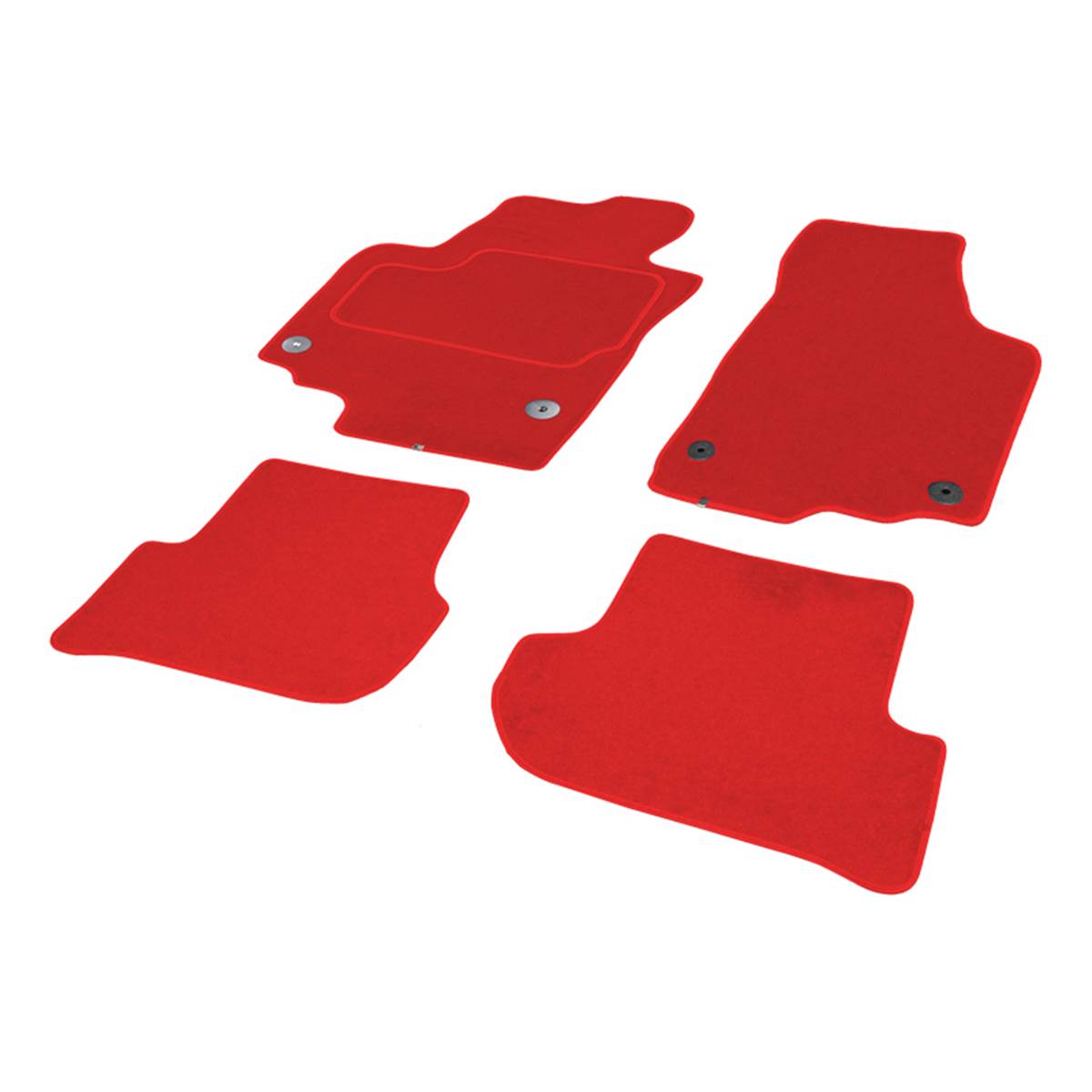 Jeu Complet De Tapis Sur Mesure Qualité Elite Rouge
