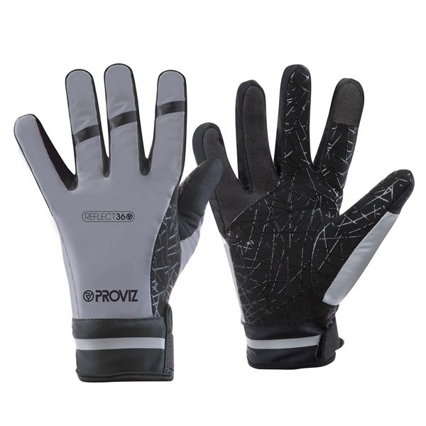 Gants grip réfléchissants pour vélo et trottinette - taille XL