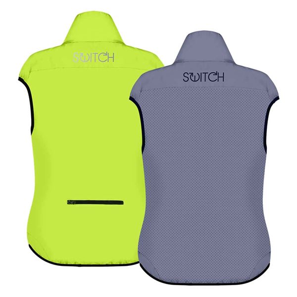 Veste sans manche réversible fluo/réfléchissant - Femme 38