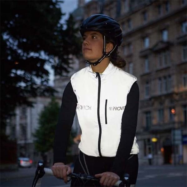 Veste sans manche réversible fluo/réfléchissant - Femme 38