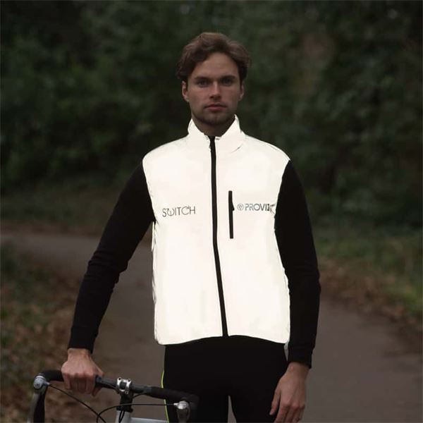Veste sans manche réversible fluo/réfléchissant - Homme S