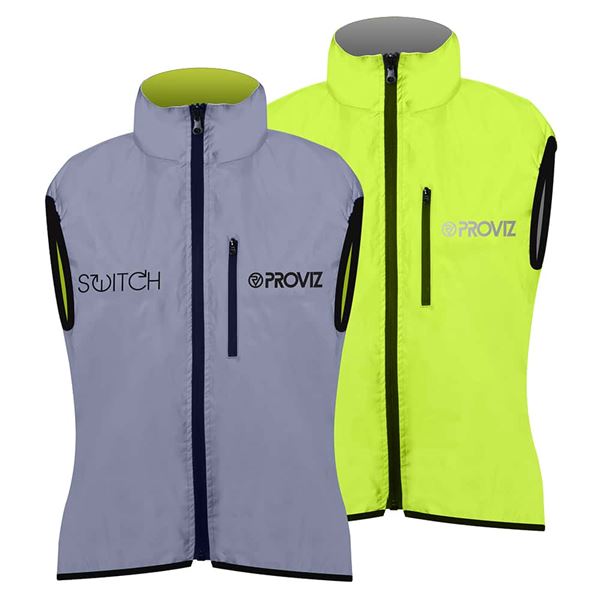Veste sans manche réversible fluo/réfléchissant - Femme 40