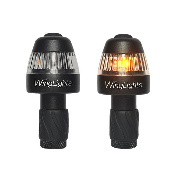 Feux de position et clignotants fixes rechargeables Winglights 360