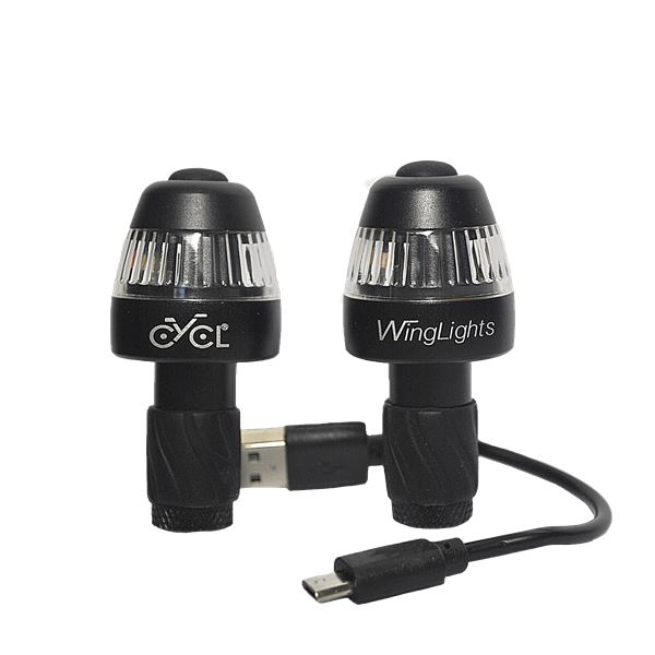 Feux de position et clignotants fixes rechargeables Winglights 360