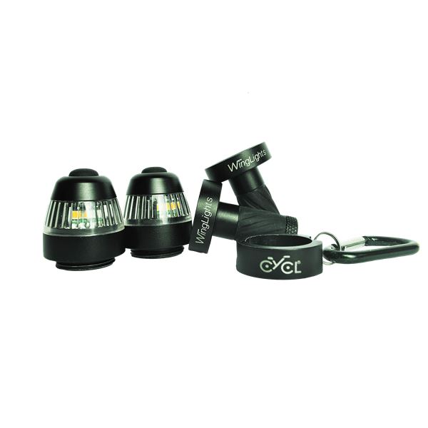 Feux de position et clignotants aimantés rechargeables Winglights 360