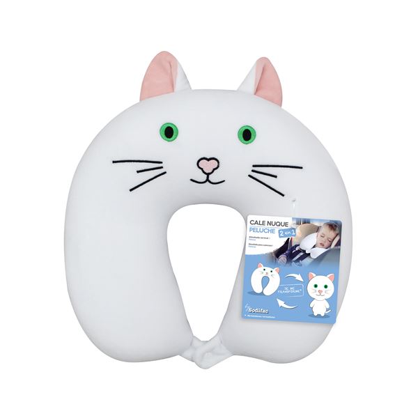 Cale-nuque 2 en 1 Chat Feu Vert