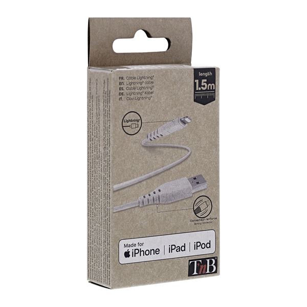 ECO - Câble USB/Lightning 1.50m T'nB