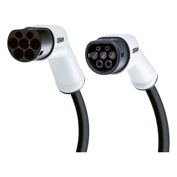 Câble de charge véhicule électrique T2/T2 32A triphasé OSRAM