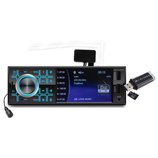 Autoradio Caliber RMD404DAB-BT