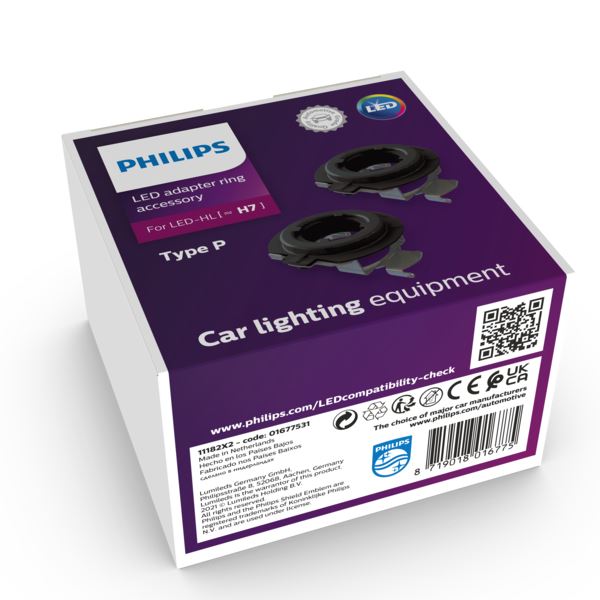 Anneaux de connexion type P pour ampoules LED Philips Ultinon Pro6001
