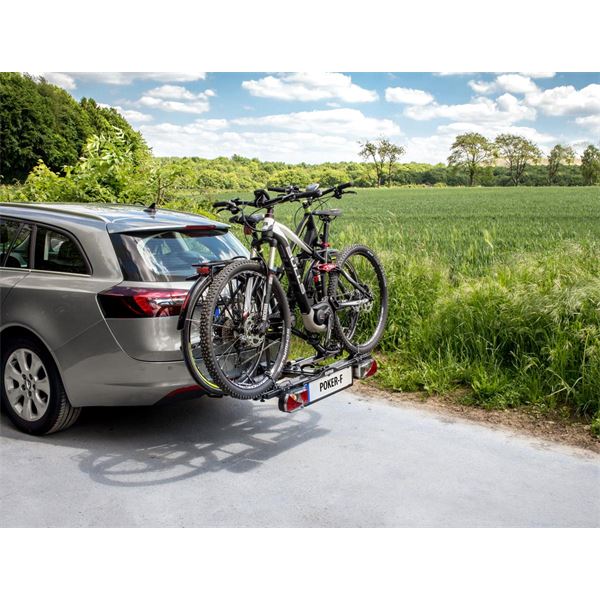 Porte-vélos attelage Eufab Poker-F - 2 vélos