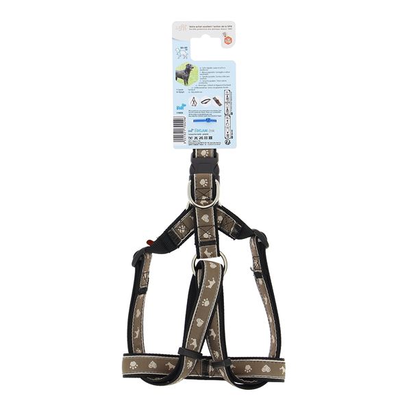 Harnais chien taille L motif SPA