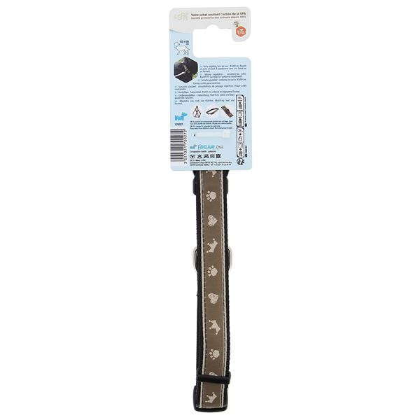 Collier chien taille L motif SPA