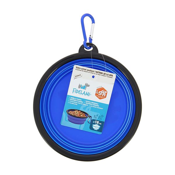 Gamelle pliante silicone pour animaux