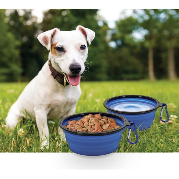 Gamelle pliante silicone pour animaux