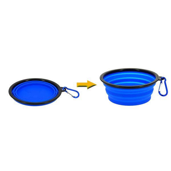 Gamelle pliante silicone pour animaux