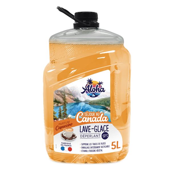 Lave-glace anti-pluie -10°C ALOHA 5L séjour au Canada