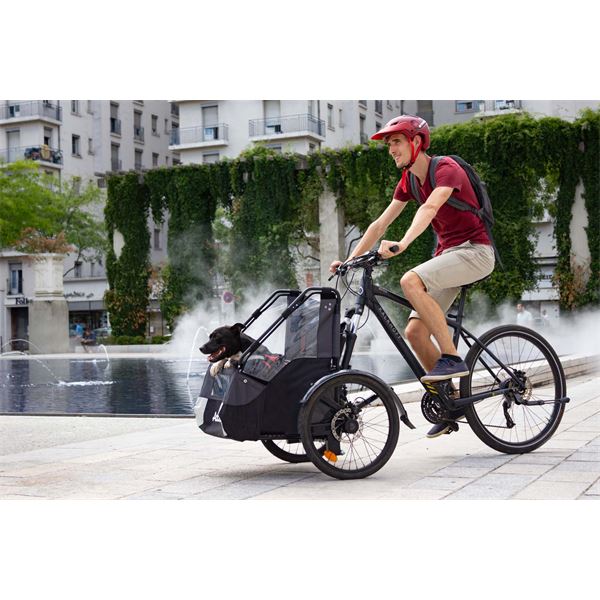 Remorque avant vélo pour transport de chien - Kit Dog AddBike