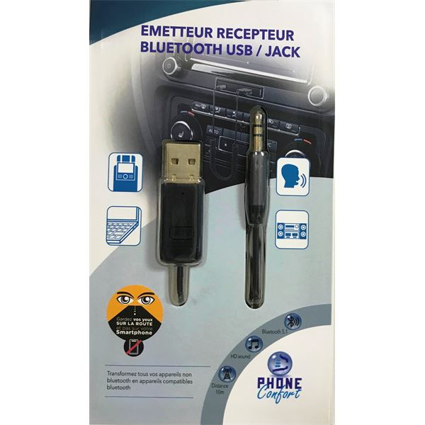 Adaptateur USB Bluetooth sans fil jack 3.5mm