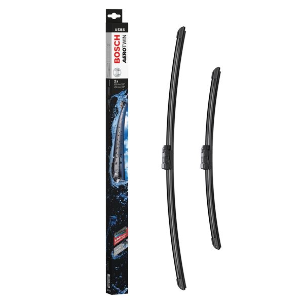 2 balais d'essuie-glace BOSCH A536S