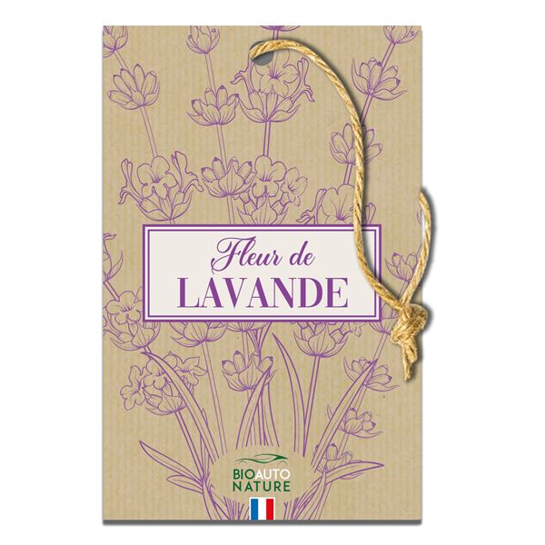 Désodorisant plaquette fleur de lavande Bio auto nature