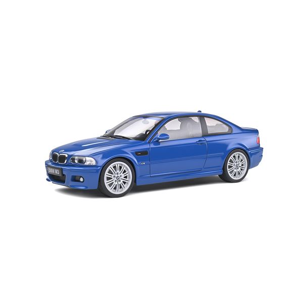 Miniature BMW E46 M3 Coupé Laguna Blue 2000 1/18
