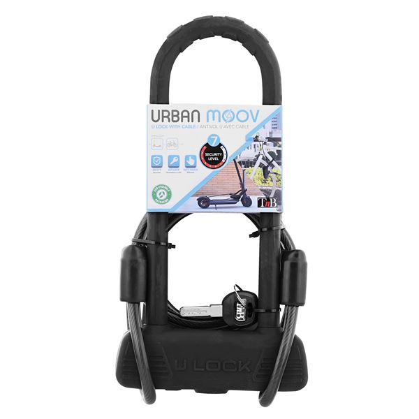 Antivol en U avec câble Urban Moov