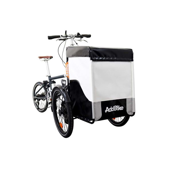 Remorque avant vélo pour transport de charges - Kit Box AddBike