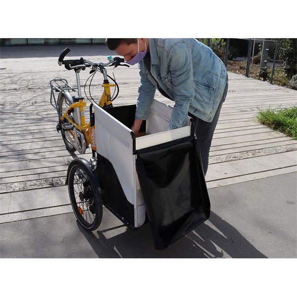 Remorque avant vélo pour transport de charges - Kit Box AddBike