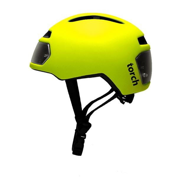 Casque vélo LED jaune TORCH T2