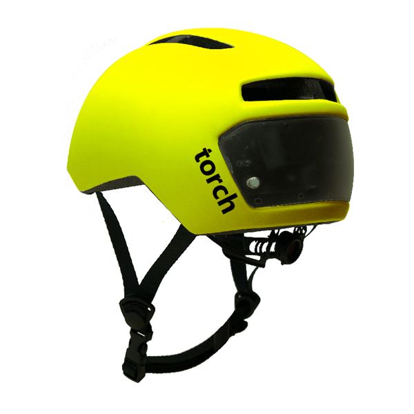 Casque vélo LED jaune TORCH T2