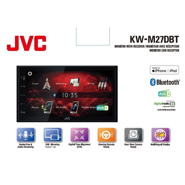 Autoradio KW-M27DBT JVC