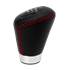 POMMEAU CUIR NOIR/ ROUGE BAGUE MARCHE AR + 3 PASTILLES DE VITESSES
