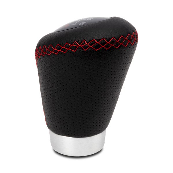POMMEAU CUIR NOIR/ ROUGE BAGUE MARCHE AR + 3 PASTILLES DE VITESSES