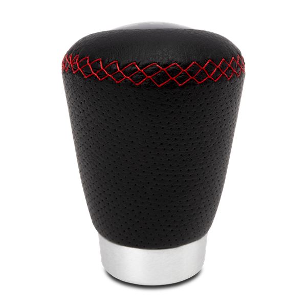 POMMEAU CUIR NOIR/ ROUGE BAGUE MARCHE AR + 3 PASTILLES DE VITESSES