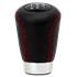 POMMEAU CUIR NOIR/ ROUGE BAGUE MARCHE AR + 3 PASTILLES DE VITESSES