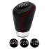 POMMEAU CUIR NOIR/ ROUGE BAGUE MARCHE AR + 3 PASTILLES DE VITESSES