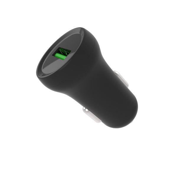 Chargeur Allume-cigare QC 3.0 - noir