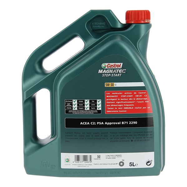 Huile moteur CASTROL Magnatec S 5W-30 C2 5L