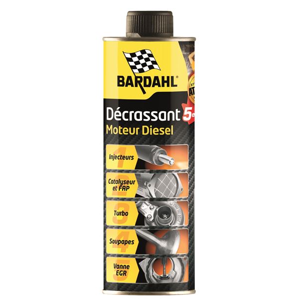 Décrassant moteur 5 en 1 Diesel Bardahl 500 mL