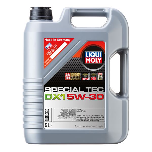 Huile moteur LIQUI MOLY Essence/Diesel Spécial Tec DX1 5W30 5L